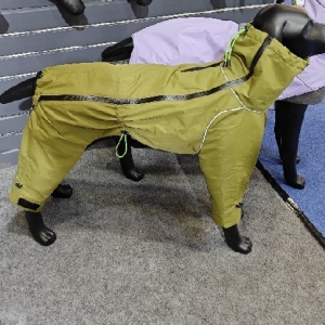 Dog Dress for large dogs Rain Proof, Yellow, Green